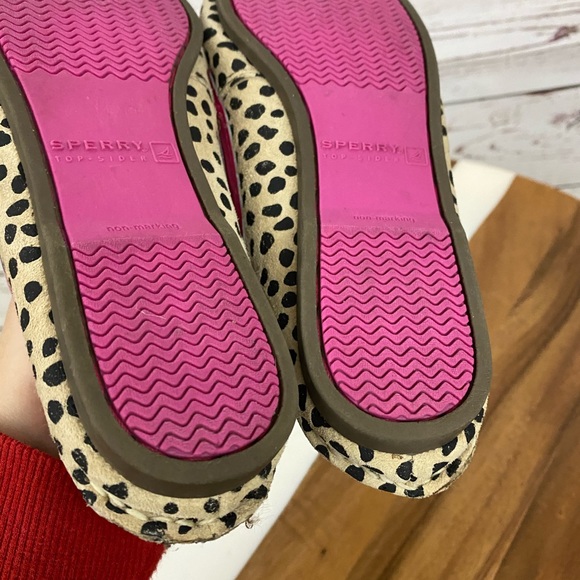 Sperry Top-Sider Audrey Leopard Pink Boat Shoe - Picture 7 of 8